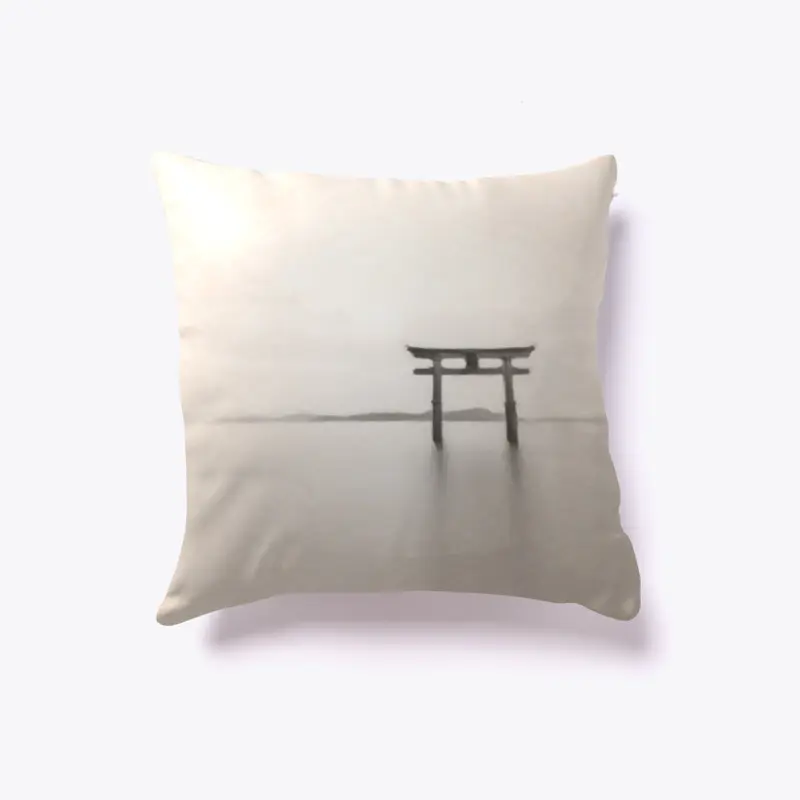 Meditation Seas  Decorative Pillow